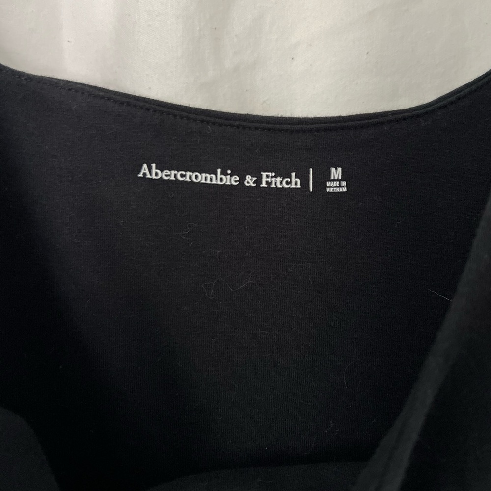 Black Abercrombie square neck tank top